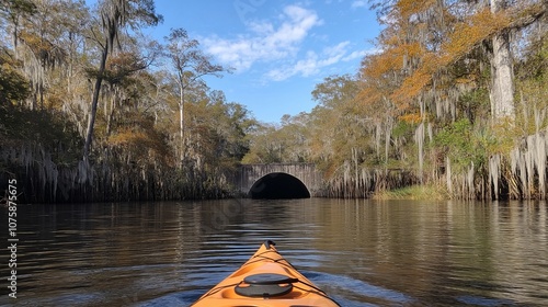 tree tunnel in the everlgla...