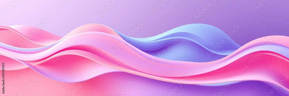 Abstract multicolored 3d waves in pink and peach creating a vibrant wallpaper, pattern, design Abstract multicolored 3d waves in pink and peach creating a vibrant wallpaper, pattern, design
