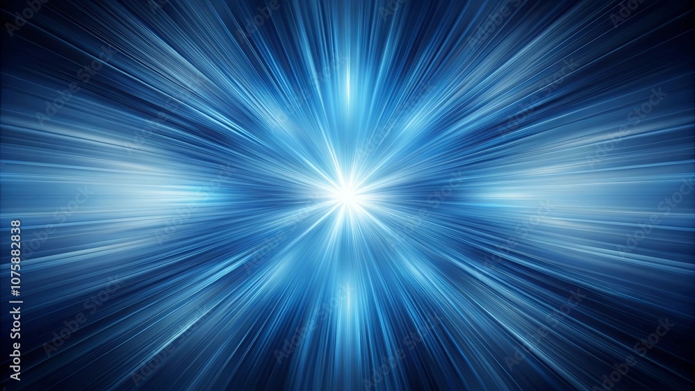 A radiant blue abstract background with a dynamic burst of light emanating from the center, creating a sense of rapid movement and boundless energy. A radiant blue abstract background with a dynamic burst of light emanating from the center, creating a sense of rapid movement and boundless energy.