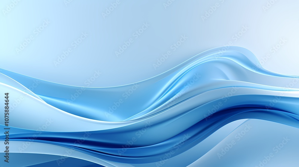 Fototapeta premium digital technology gray and blue abstract curve lines poster background