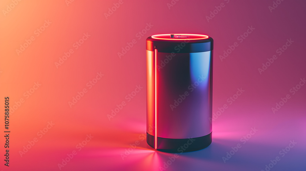 Fototapeta premium Battery Energy in 3D