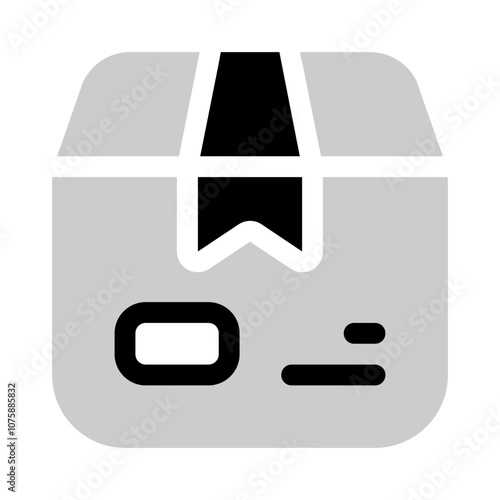 package front side icon with bulk style, perfect for user interface projects