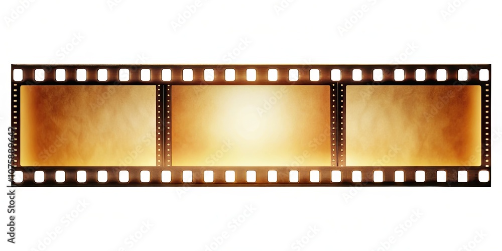 Start of 35mm filmstrip with scanning light interferences, 35mm, negative film, start, scanning light, interference Start of 35mm filmstrip with scanning light interferences, 35mm, negative film, start, scanning light, interference