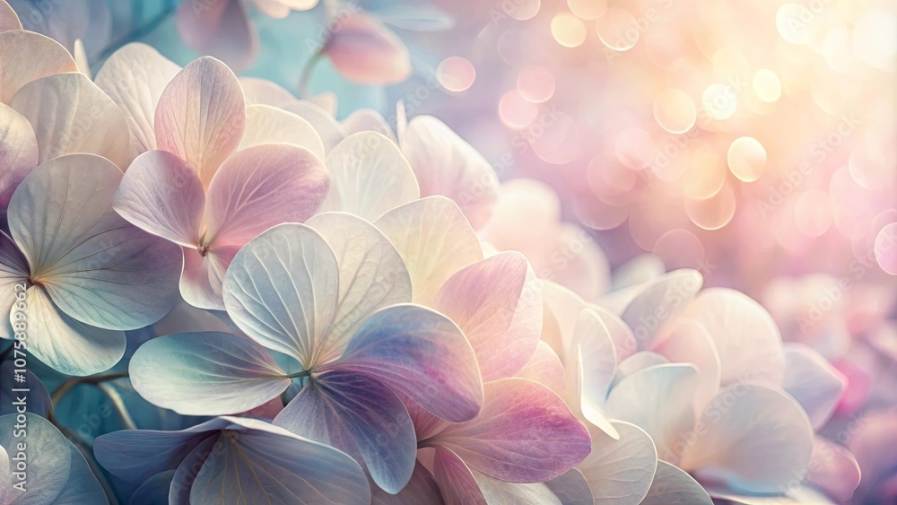 Delicate Pastel Petals in a Dreamy Floral Arrangement with Gentle Blurry Background Delicate Pastel Petals in a Dreamy Floral Arrangement with Gentle Blurry Background