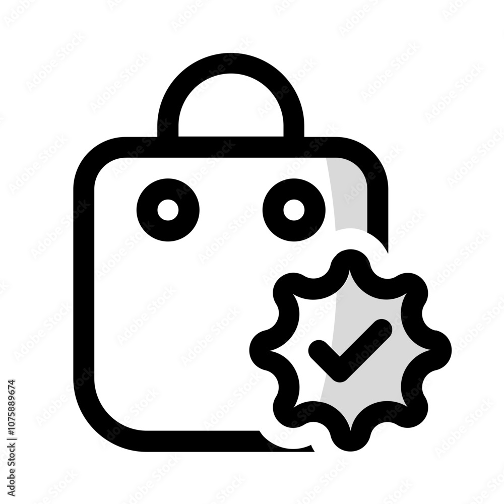 quality check icon with shady style, perfect for user interface projects quality check icon with shady style, perfect for user interface projects