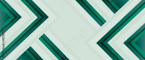 Presentation background design with stroke shape | Luxury gradient line background for presentation, banner, web, corporate, popular | Gradient green black color vector background