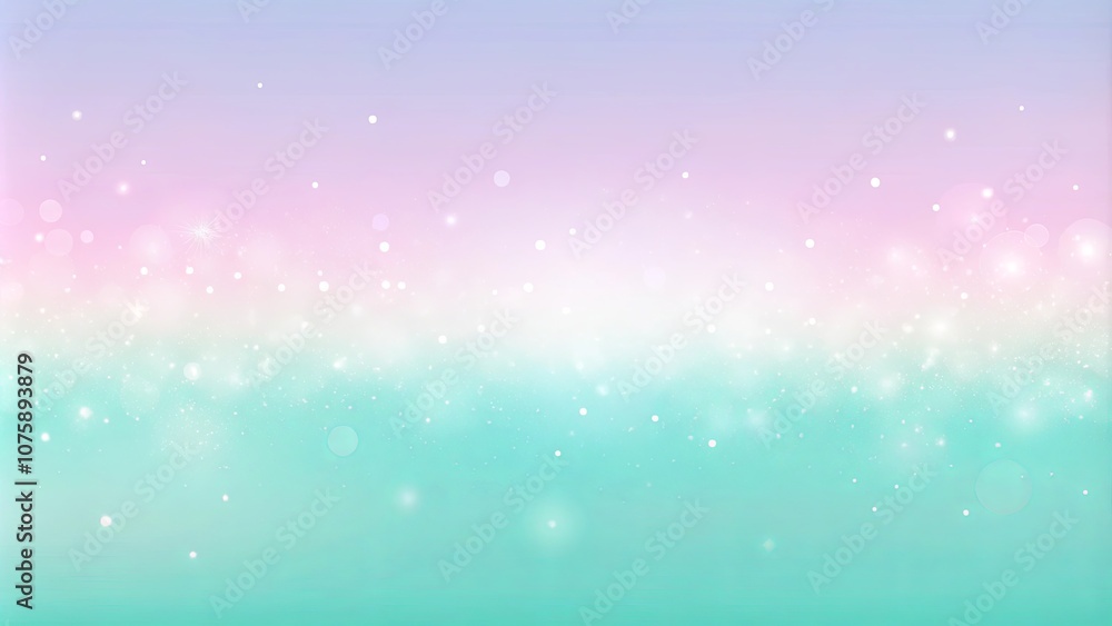 Abstract ethereal background with a gradient of pastel hues and shimmering white dots. Abstract ethereal background with a gradient of pastel hues and shimmering white dots.
