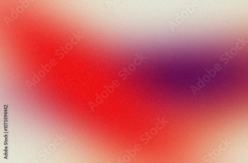 Retro red purple color grainy gradient backdrop design. Abstract colorful noisy gradient, vibrant, glowing color flow, bright, shine, noise texture background