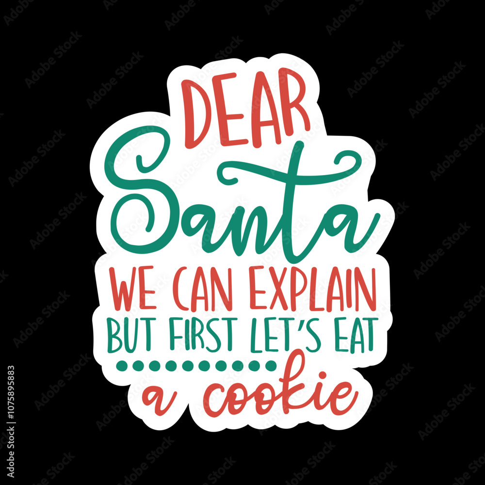 Obraz premium Dear Santa Svg for Christmas, Matching Christmas Shirts Idea Svg