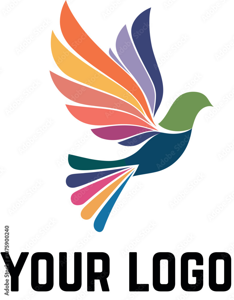 Obraz premium dove logo