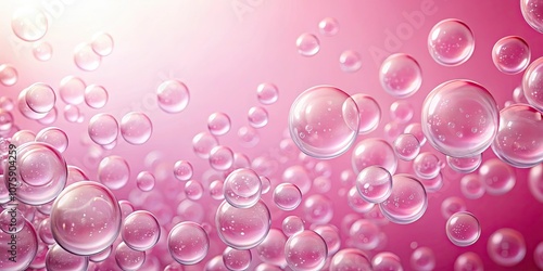 Effervescent bubbles floating in a soft pink blur , bubbles, pink, soft, blur, floating, delicate, abstract, pastel, dreamy