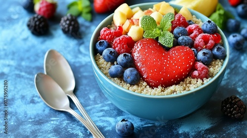 Heart-Shaped Strawberry Qui...