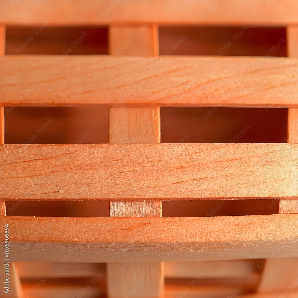 Close-up of woven wooden basket texture Close-up of woven wooden basket texture