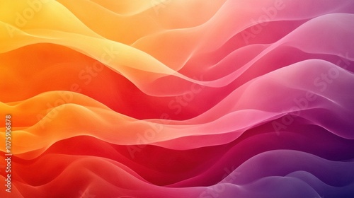 Abstract background with colorful wavy lines in red, orange, yellow, and purple hues.