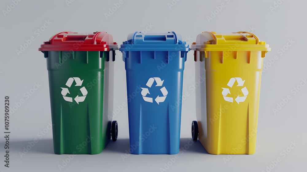 Waste Sorting icon 3D Waste Sorting icon 3D
