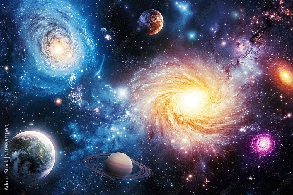 planet in space planet in space