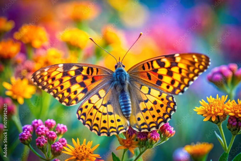 Obraz premium butterfly on a flower