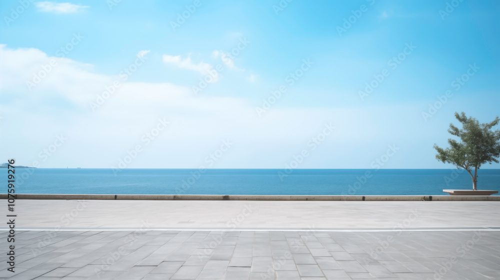 Display scene by the sea Display scene by the sea