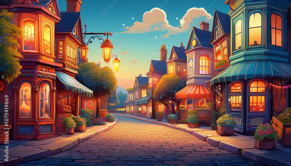 Fototapeta premium street in the night