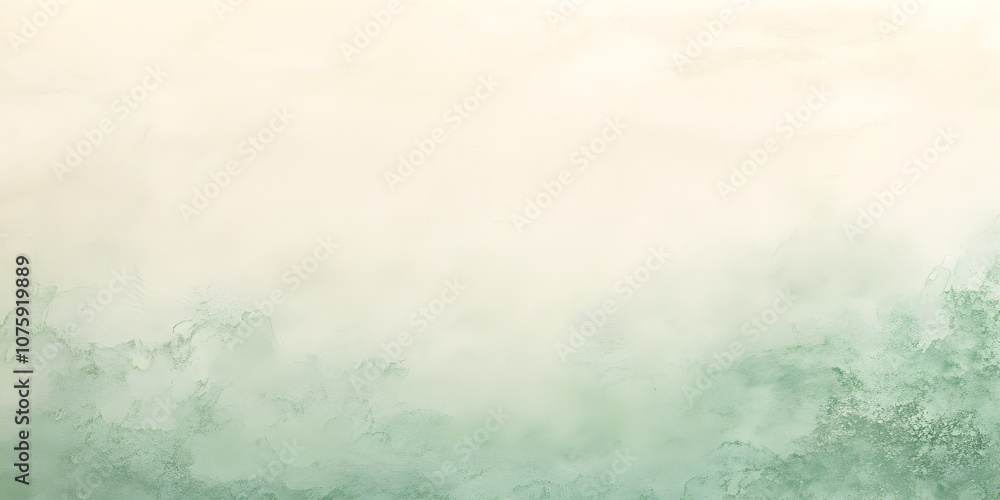 Obraz premium Soft Green Watercolor Background 