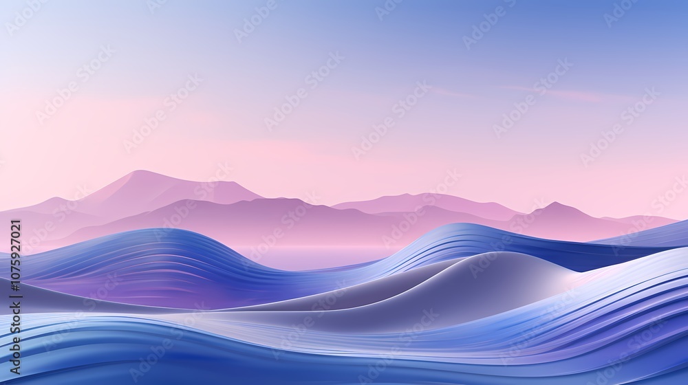 digital technology blue purple mountains sand dunes landscape poster background digital technology blue purple mountains sand dunes landscape poster background