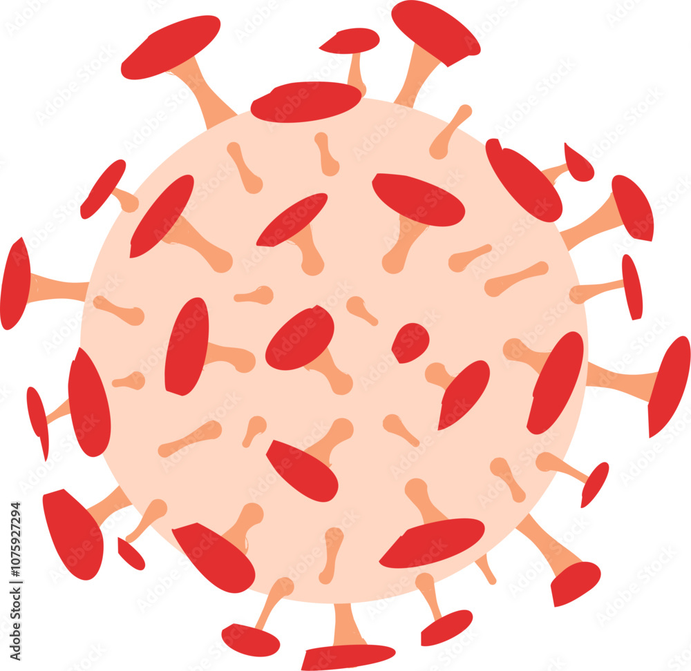 World AIDS day illustration. HIV prevention. Red ribbon AIDS Awareness.