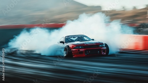 Obraz na płótnie Drifting Car on Track