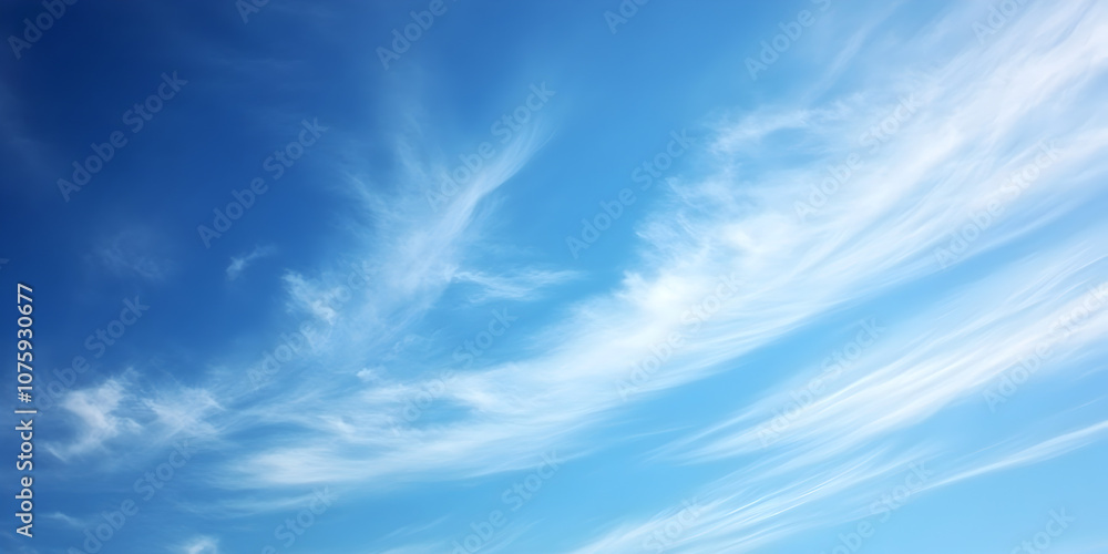 Whispers of the Wind: A serene blue sky, punctuated by wispy white clouds, evokes a sense of tranquility and boundless possibility. This captivating image, captured in high resolution. Whispers of the Wind: A serene blue sky, punctuated by wispy white clouds, evokes a sense of tranquility and boundless possibility. This captivating image, captured in high resolution.
