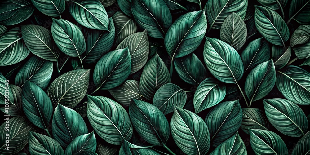 A Symphony of Verdant Hues A Close-Up Display of Lush Green Leaves, Their Veins Intertwining in a Dance of Nature's Elegance A Symphony of Verdant Hues A Close-Up Display of Lush Green Leaves, Their Veins Intertwining in a Dance of Nature's Elegance