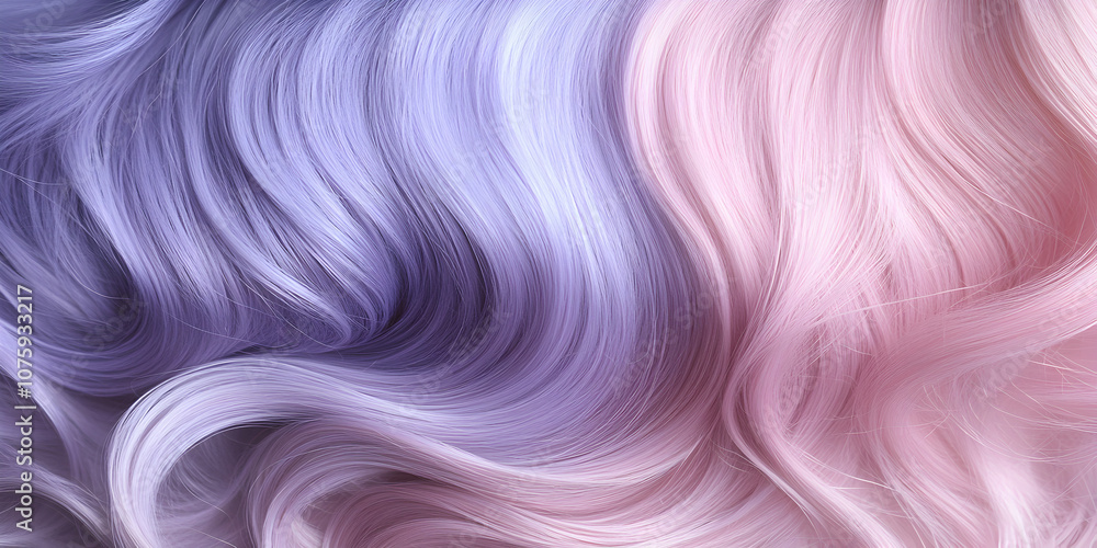 Pastel Dream Hair: Soft, wavy locks in dreamy shades of lavender and rose pink create a mesmerizing texture. Perfect for beauty, fashion, and hair care. Pastel Dream Hair: Soft, wavy locks in dreamy shades of lavender and rose pink create a mesmerizing texture. Perfect for beauty, fashion, and hair care.