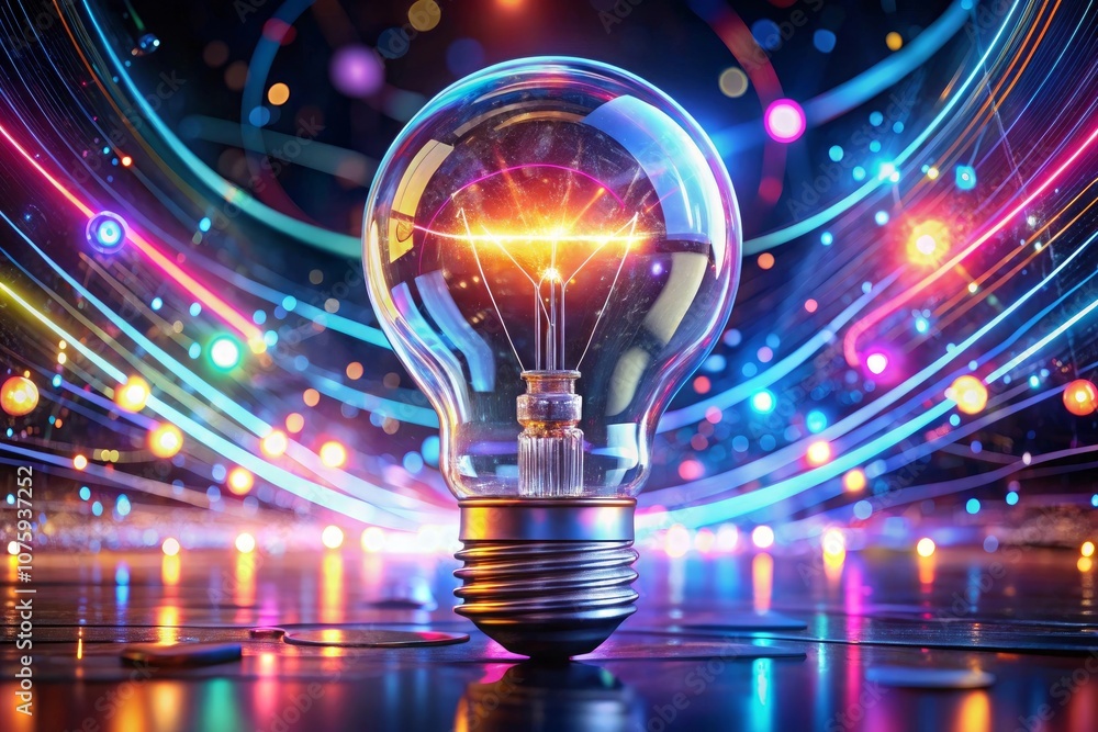 a light bulb with a glowing light inside of it a light bulb with a glowing light inside of it
