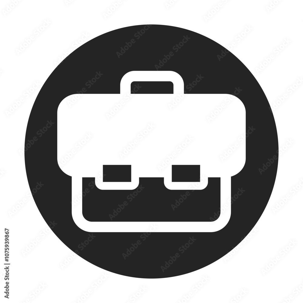 Briefcase Icon Stock Vector Illustration Flat Design On a Transparent Background. Briefcase Icon Stock Vector Illustration Flat Design On a Transparent Background.