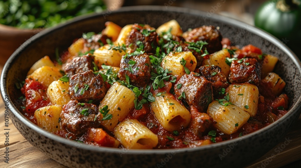 Delicious Pasta with Beef and Tomato Sauce Delicious Pasta with Beef and Tomato Sauce