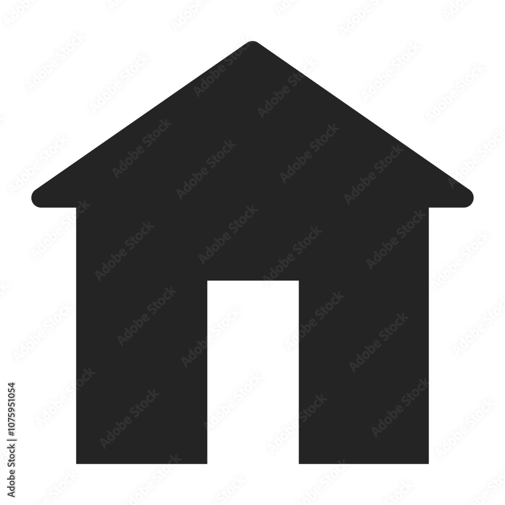 Home Icon Stock Vector Illustration Flat Design On a Transparent Background. Home Icon Stock Vector Illustration Flat Design On a Transparent Background.