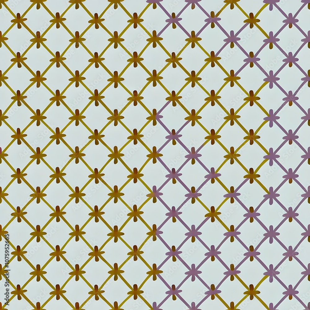 Fototapeta premium Seamless Pastel Cross Pattern Set for Adorable Baby and Kids' Decor