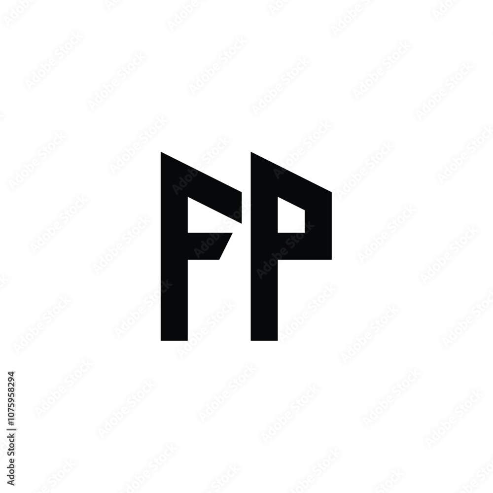 FP monogram logo design letter text name symbol monochrome logotype alphabet character simple logo FP monogram logo design letter text name symbol monochrome logotype alphabet character simple logo