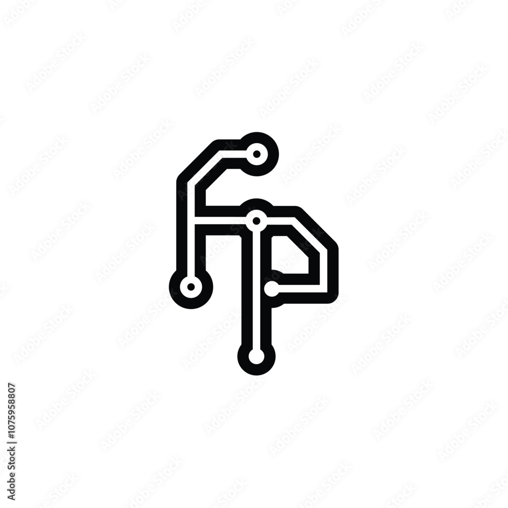 FP monogram logo design letter text name symbol monochrome logotype alphabet character simple logo FP monogram logo design letter text name symbol monochrome logotype alphabet character simple logo