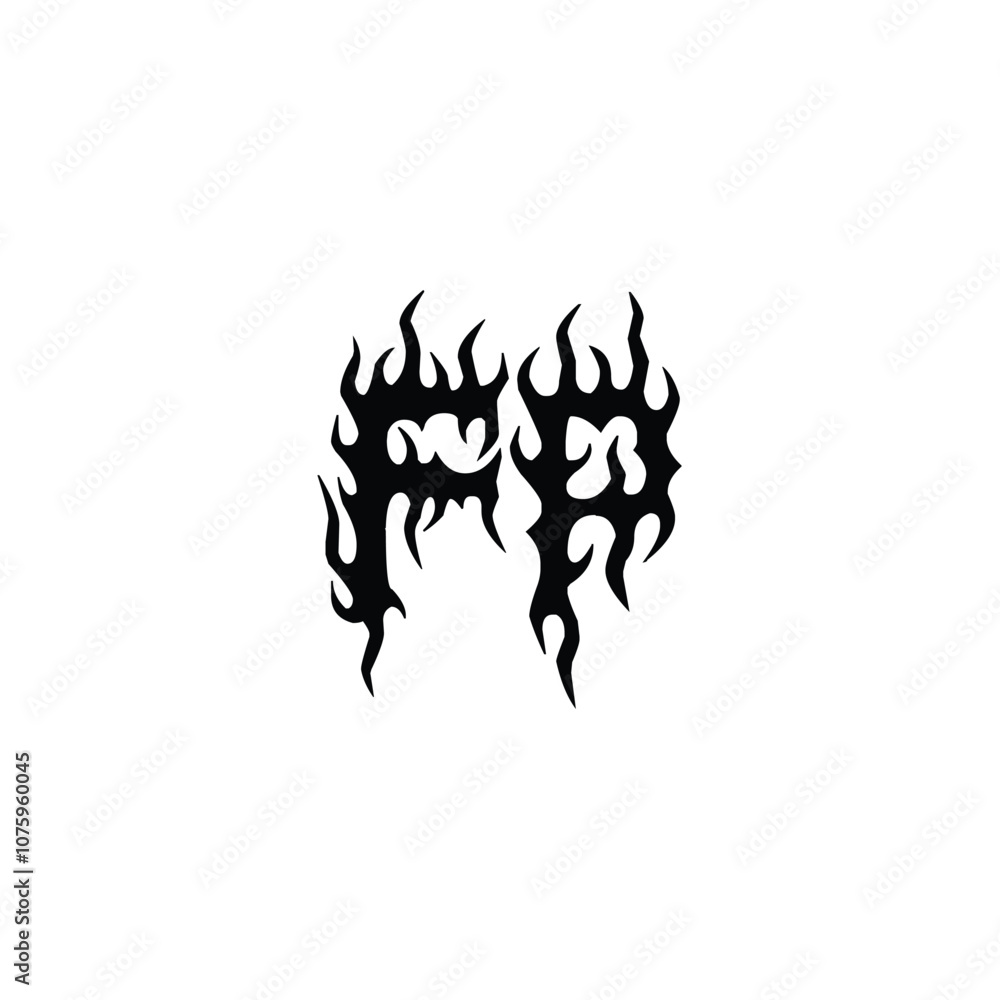 FP monogram logo design letter text name symbol monochrome logotype alphabet character simple logo FP monogram logo design letter text name symbol monochrome logotype alphabet character simple logo