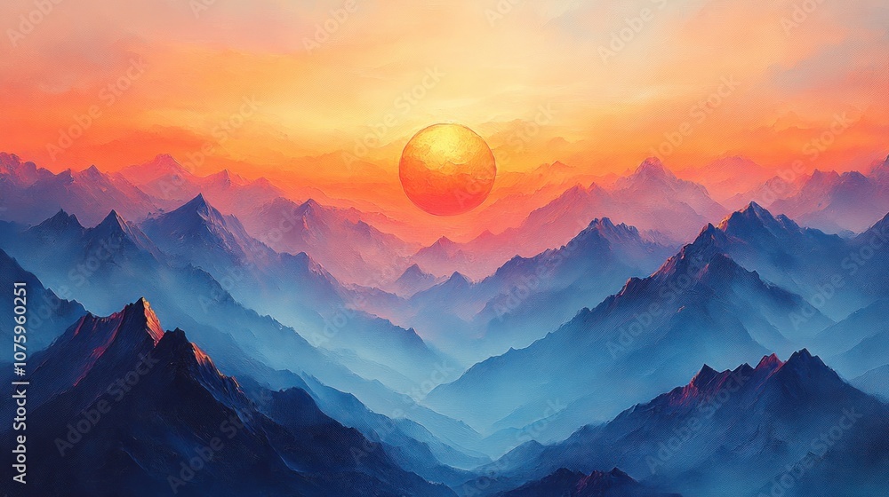 Sunrise over Mountains Sunrise over Mountains