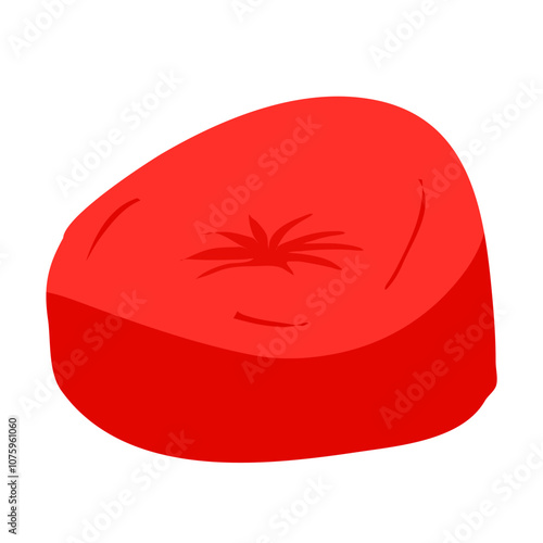 Bean Bag Chair or Lazy Bag Vector