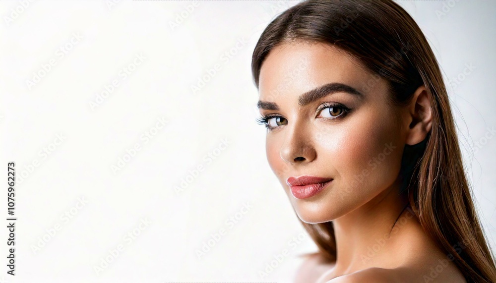 Firefly Beautiful girl with perfect fresh clean skin, Skincare and facial treatment concept, isolate (1) Firefly Beautiful girl with perfect fresh clean skin, Skincare and facial treatment concept, isolate (1)