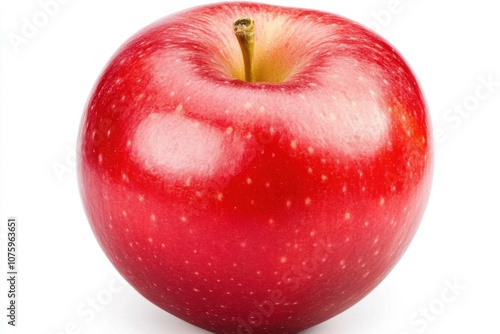 Apple. Red apple isolated on white background. Apple macro. With clipping path