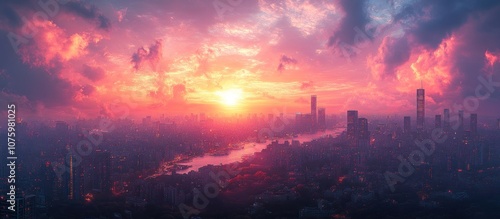 Cityscape Sunset