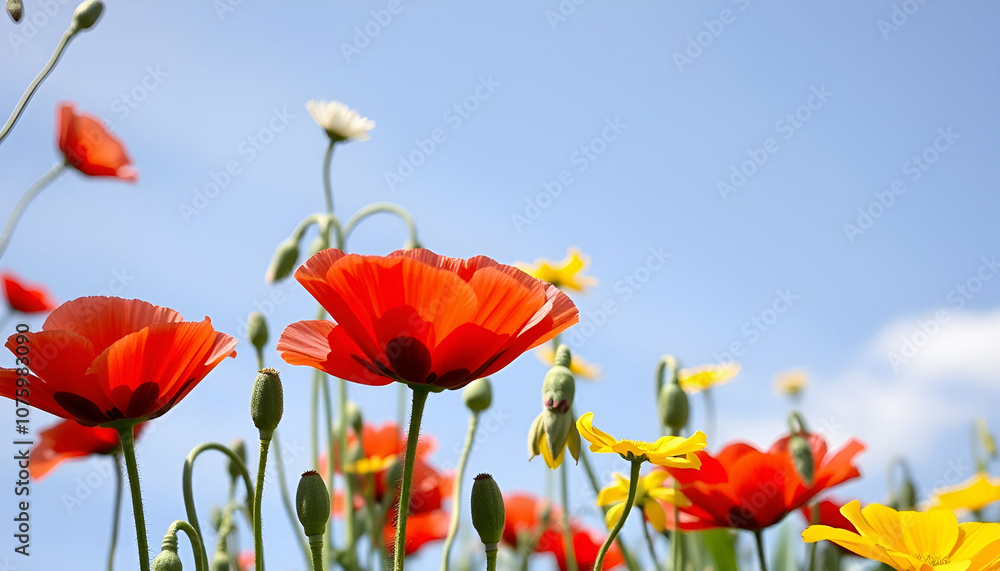 Obraz premium field of poppies