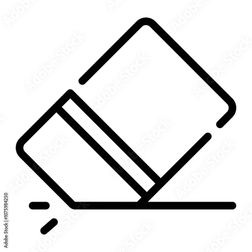 eraser Line Icon