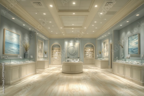 Luxury Jewelry Store Interior