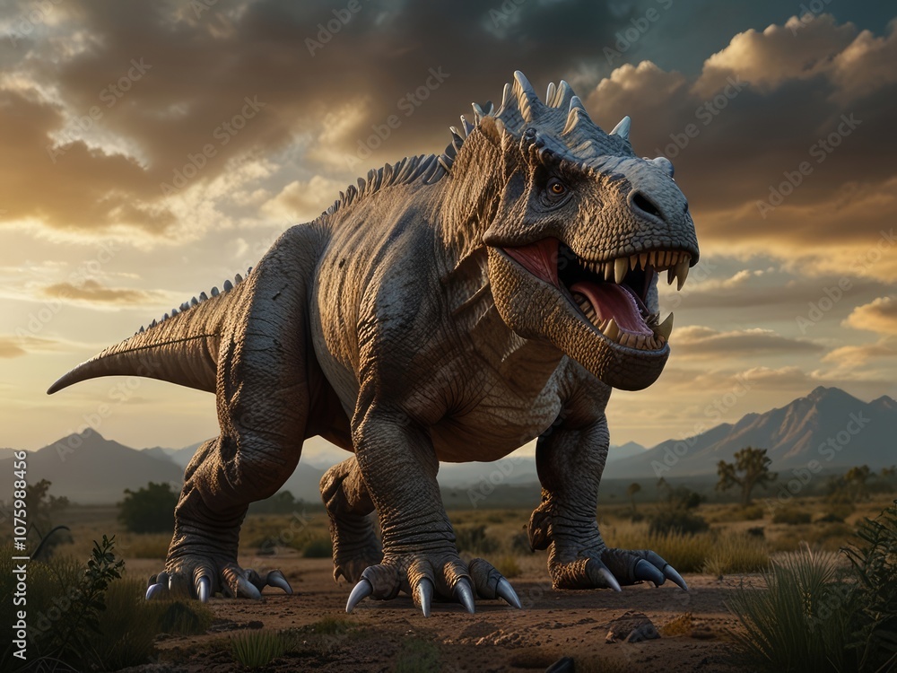 Fototapeta premium t rex dinosaur,tyrannosaurus dinosaur 3d render