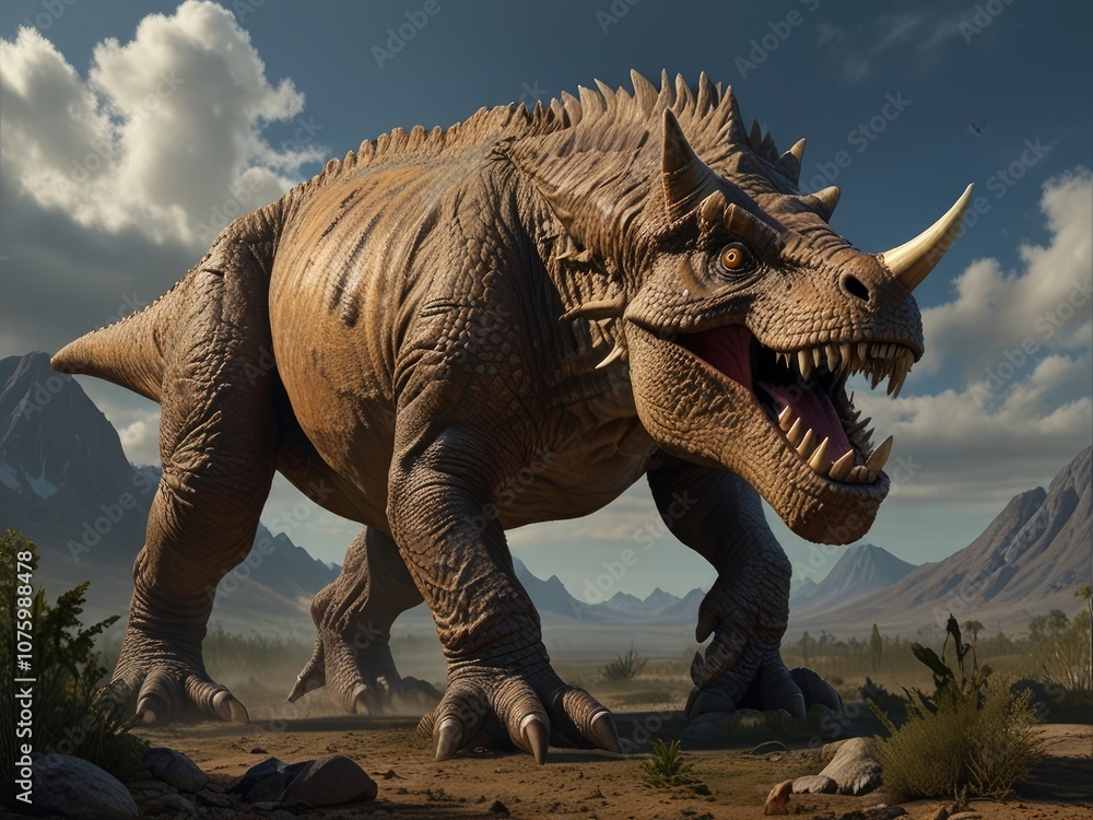 Fototapeta premium t rex dinosaur,tyrannosaurus dinosaur 3d render
