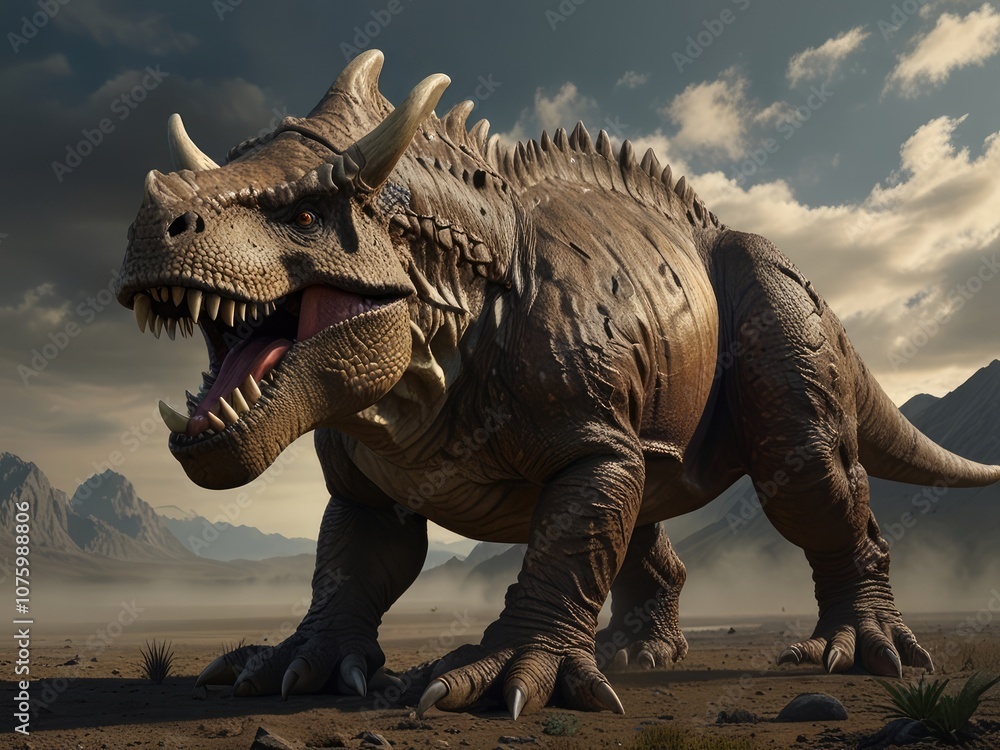 Fototapeta premium t rex dinosaur,tyrannosaurus dinosaur 3d render
