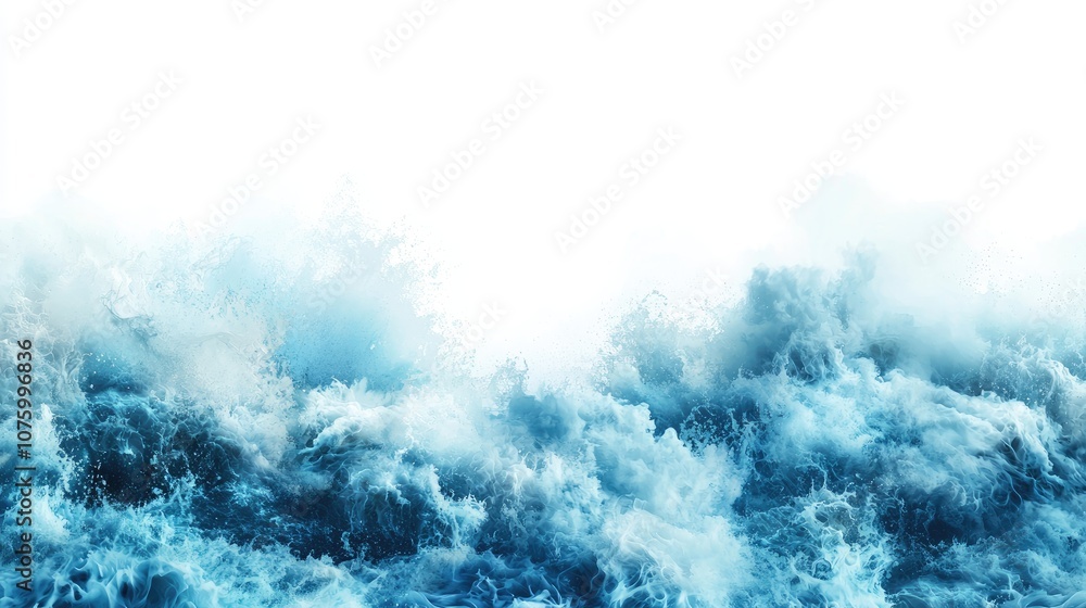 Dynamic Waves of Turquoise and White Foam Creating a Serene Ocean Scene Suitable for Backgrounds and Artistic Projects Dynamic Waves of Turquoise and White Foam Creating a Serene Ocean Scene Suitable for Backgrounds and Artistic Projects
